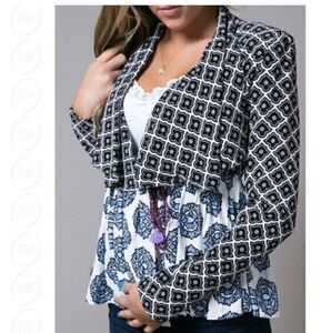 Tigerlily Waterfall Wrap Top or Jacket